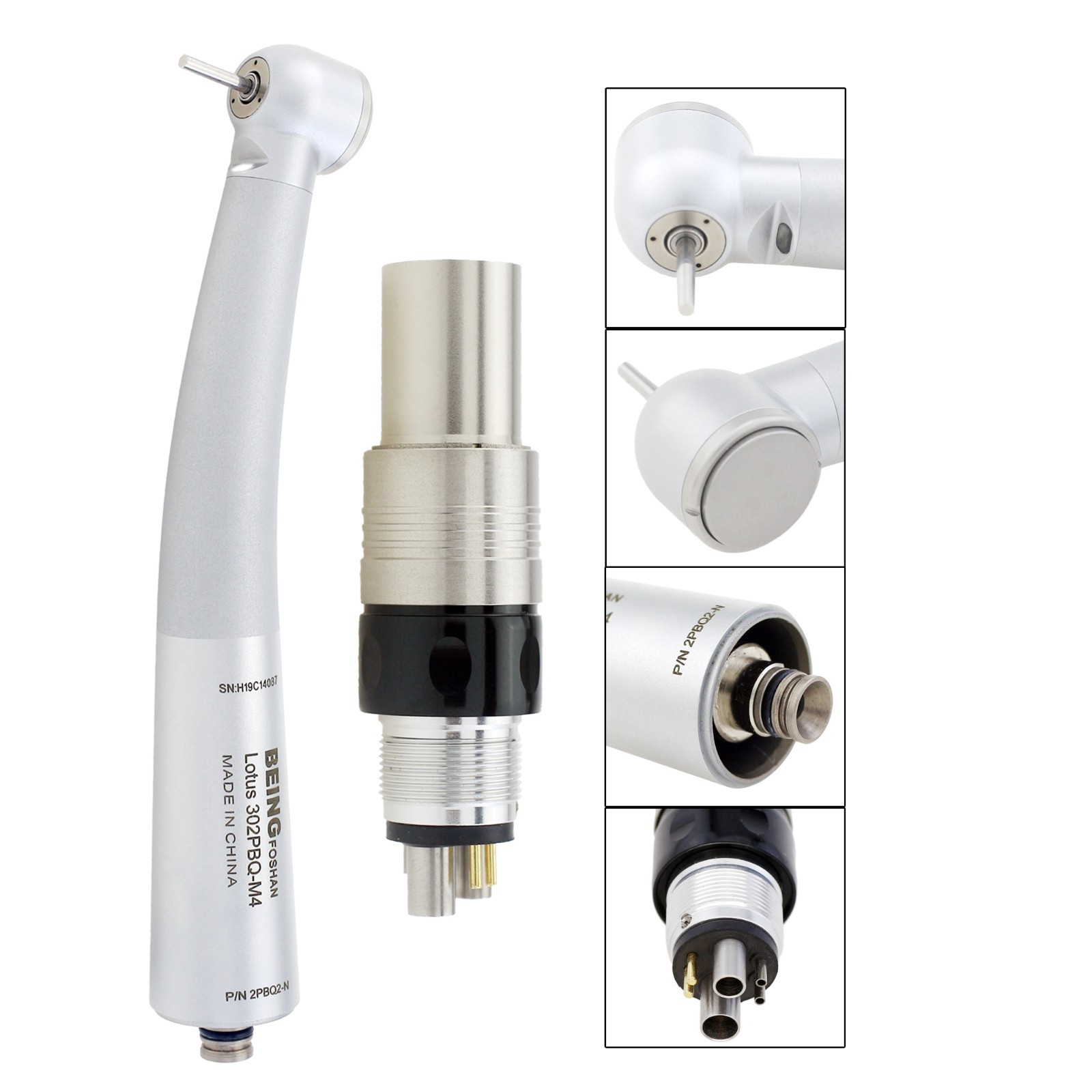 BEING High Speed Handpiece Turbine Dental Fiber Optic NSK Phatelus LED Coupler