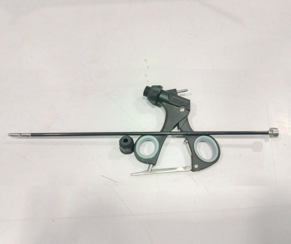 1PCS Laparoscopic Fenestrated Jaw Grasper 5mmx330mm For Surgical Instruments CE