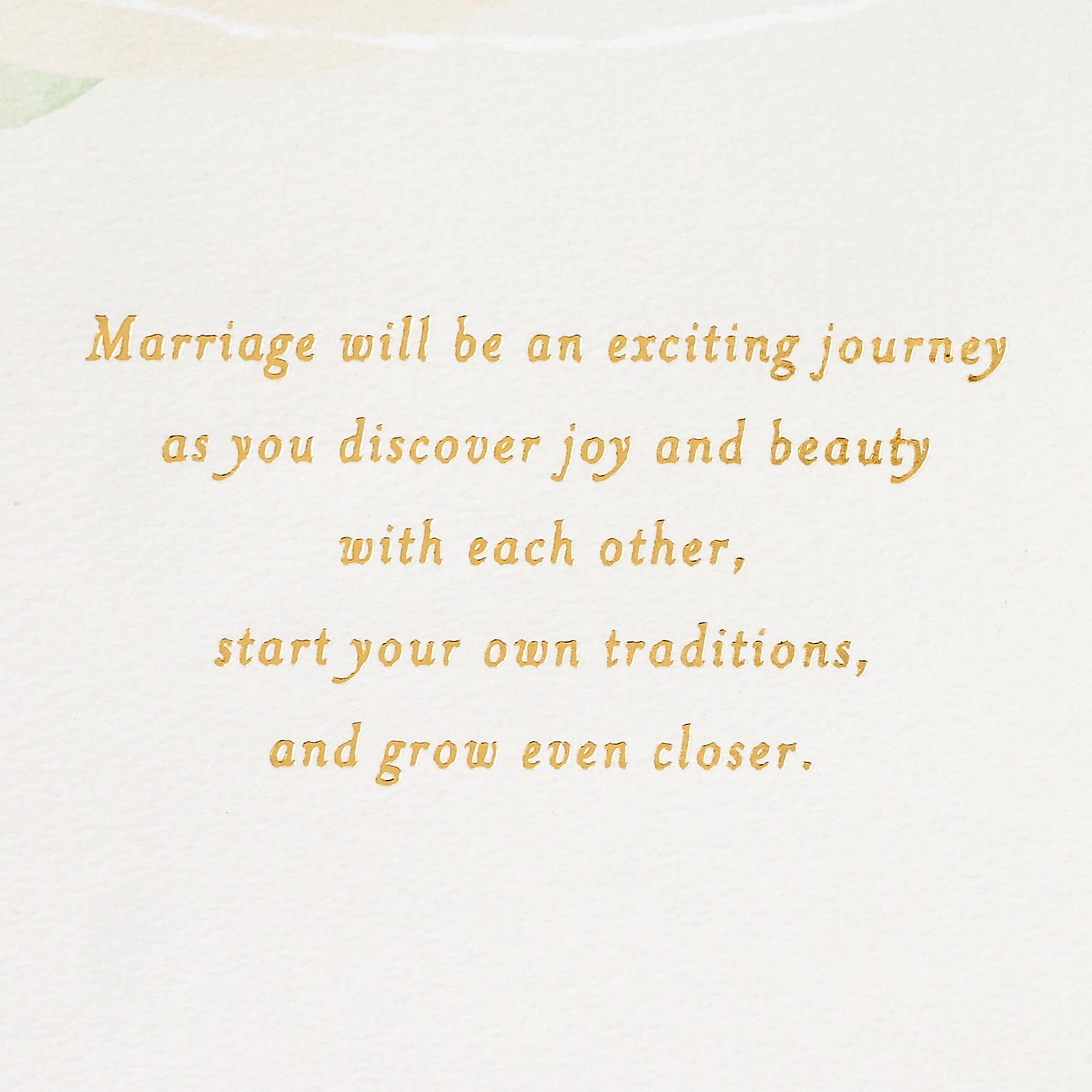Hallmark Wedding Card (Beautiful Life Together) 5″ x 7.2″, Indie