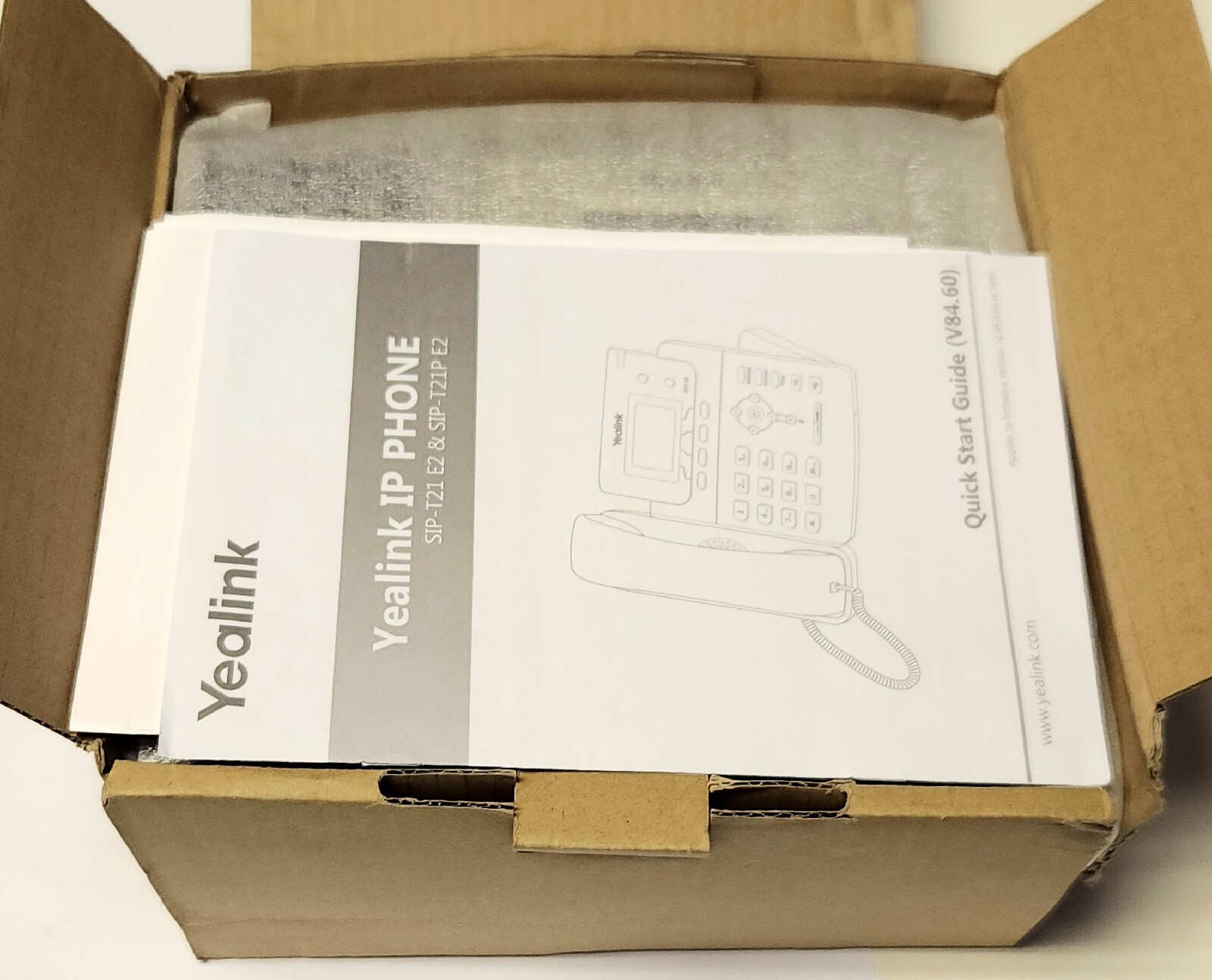 YEALINK OOMA 530 0263 100 MODEL SIP T21P E2 Enterprise IP PHONE SIP-T21P