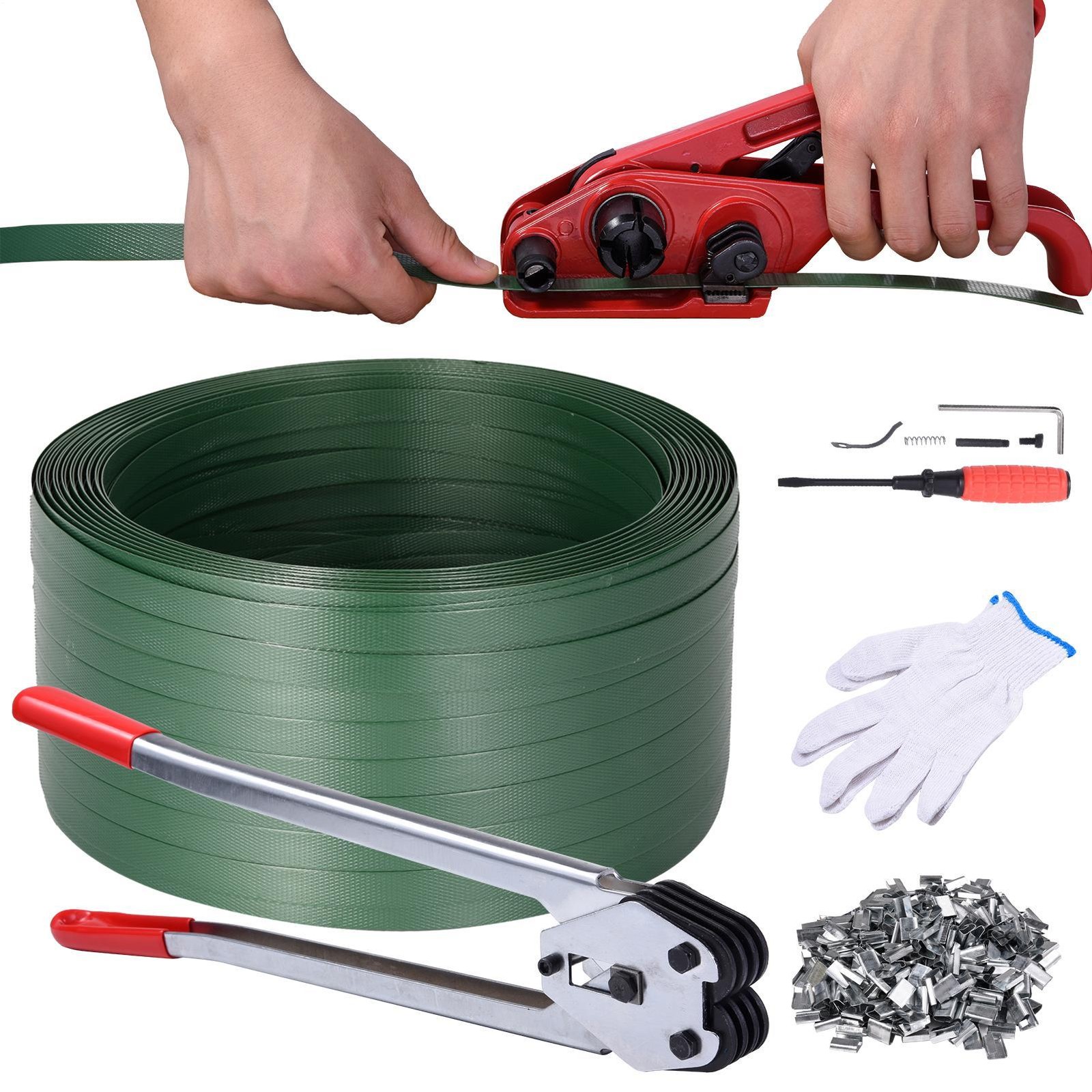 Banding Strapping Kit Pallet Packaging Tool Heavy Duty Tensioner Kit