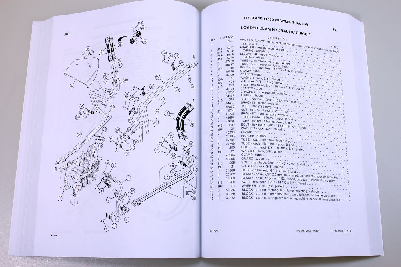 Case 1150D 1155D Crawler Tractor Dozer Parts Manual Catalog Exploded Views