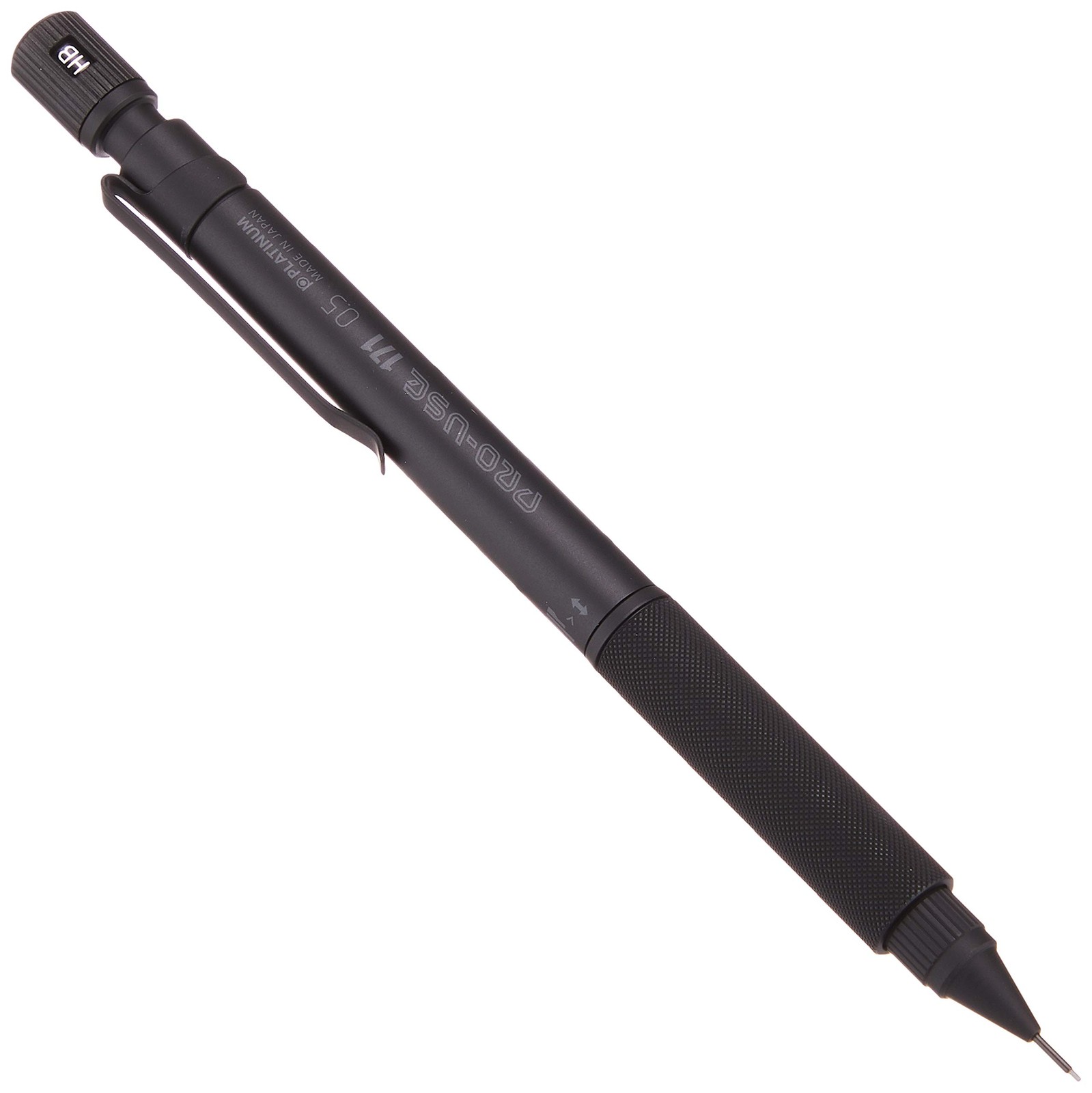 Platinum Pro Use 171 Mechanical Pencil Matt Black 0.5 Mm Msda-2500B