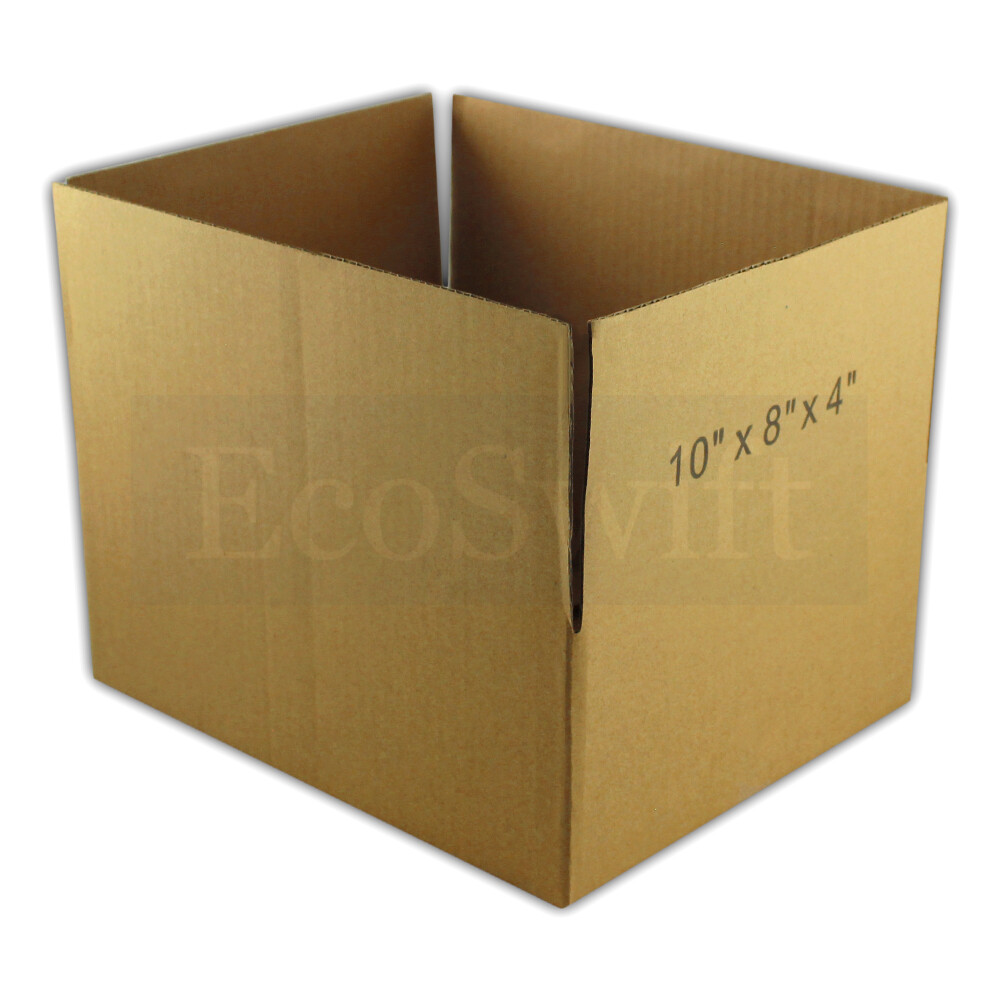 40 10x8x4 EcoSwift Cardboard Packing Moving Shipping Boxes Corrugated Box Carton