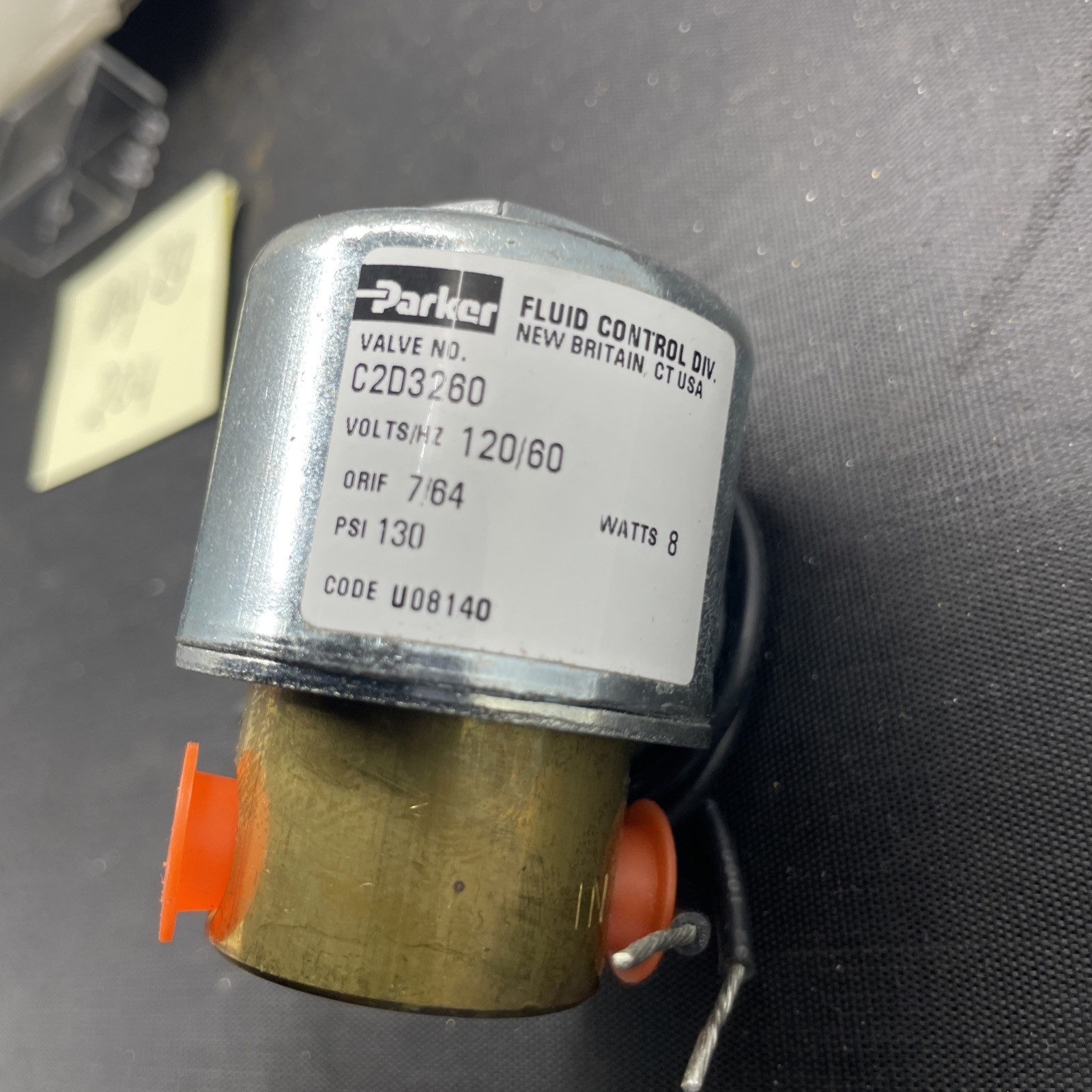 01-3PB020 bakers aid, hobart solenoid valve 120 v parker C2D3260 new Free Ship