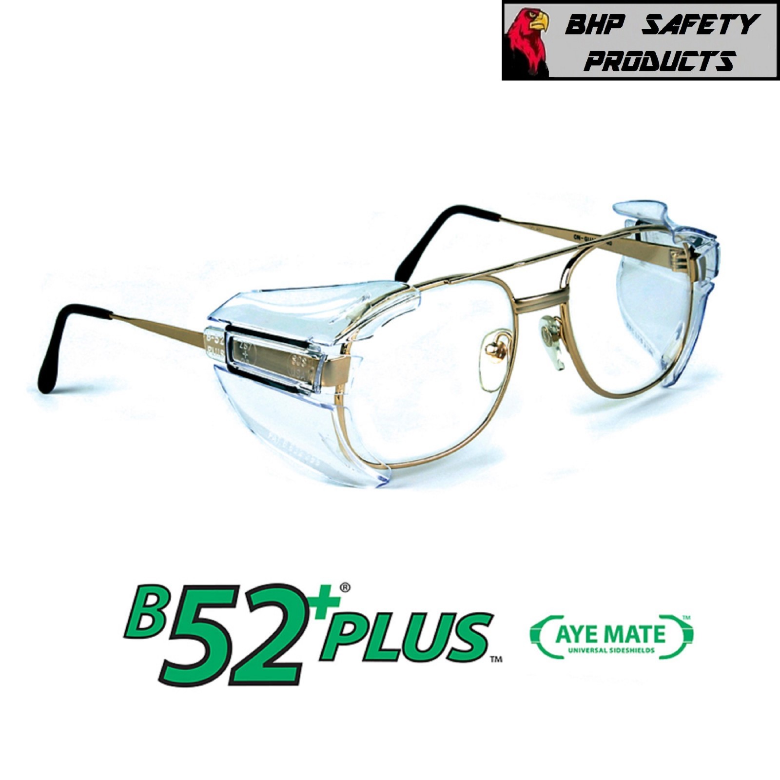(10 PAIR B26+/10 PAIR B52+) COMPLIANCE PACK SAFETY SIDE SHIELDS FOR RX GLASSES