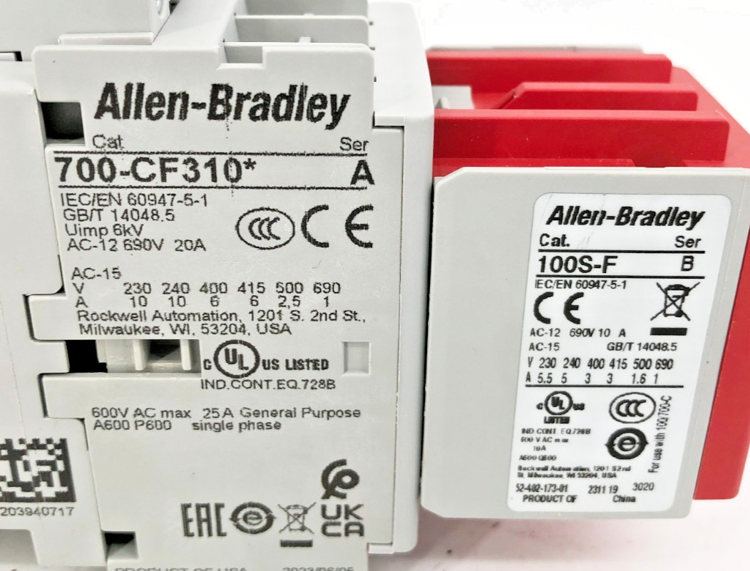 New Allen Bradley 700S-CF620EJC Ser. A Safety Control Relay 24VDC