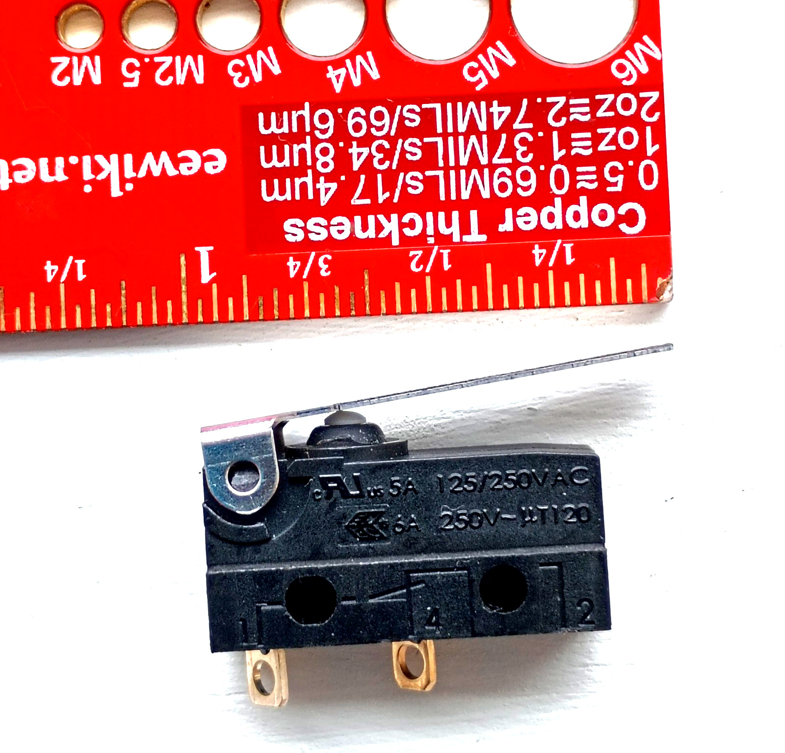 Qty. of 10, Micro Switch, Waterproof, Normally Open SPST, New