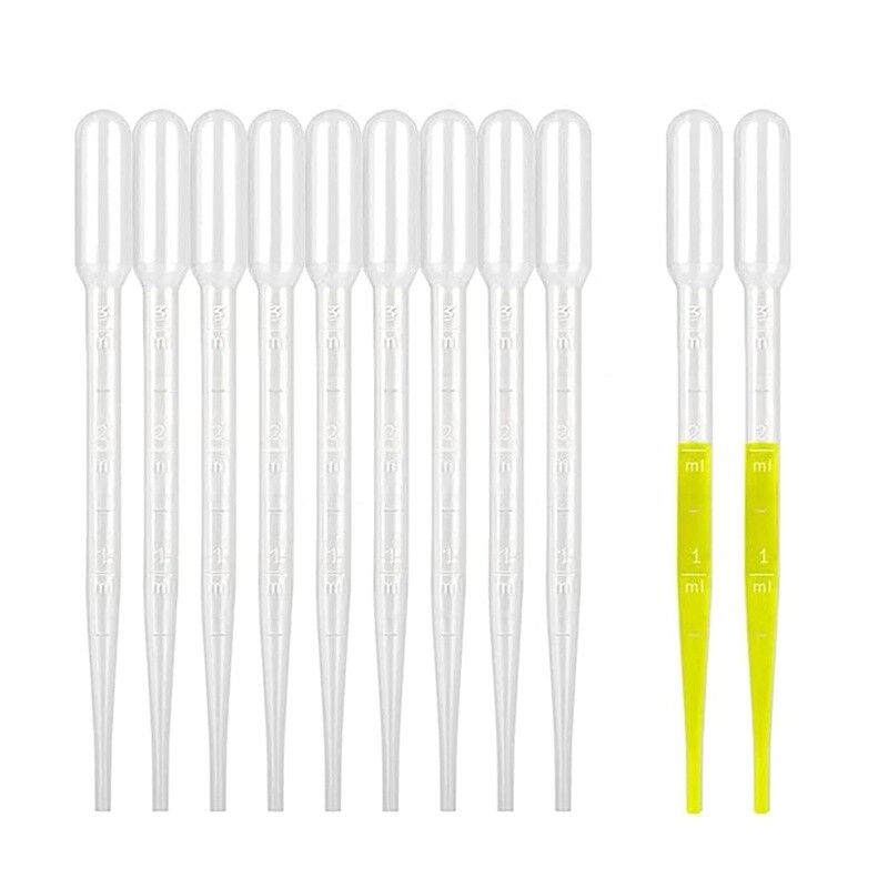 3ml Disposable Plastic Dropper Pipettes Science Lab DIY Art Experiment New
