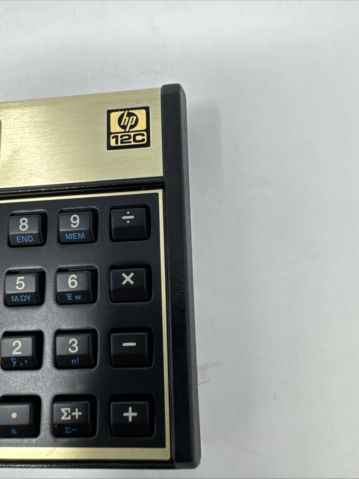 Vintage HP 12C Financial Calculator w/Original Cover, – Tested/works