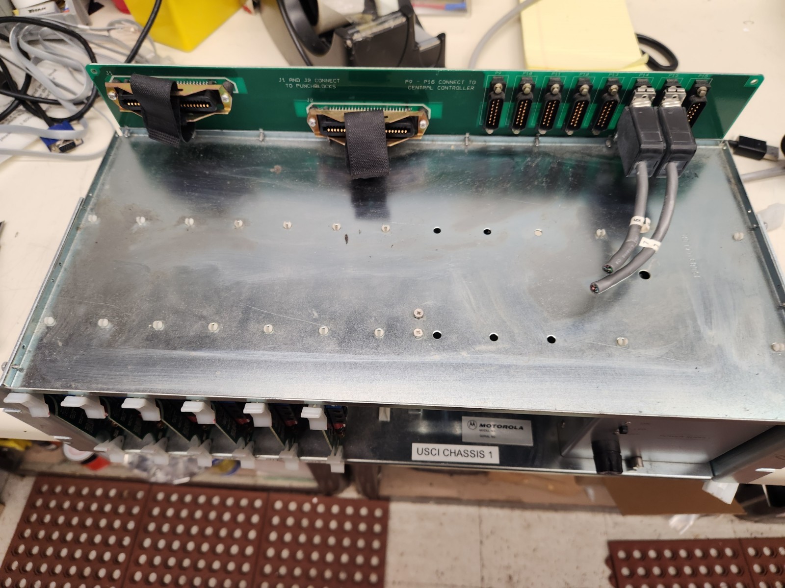 Motorola Quantar USC1 Model #T5180A WITH SIX TRN7349A29 BOARDS