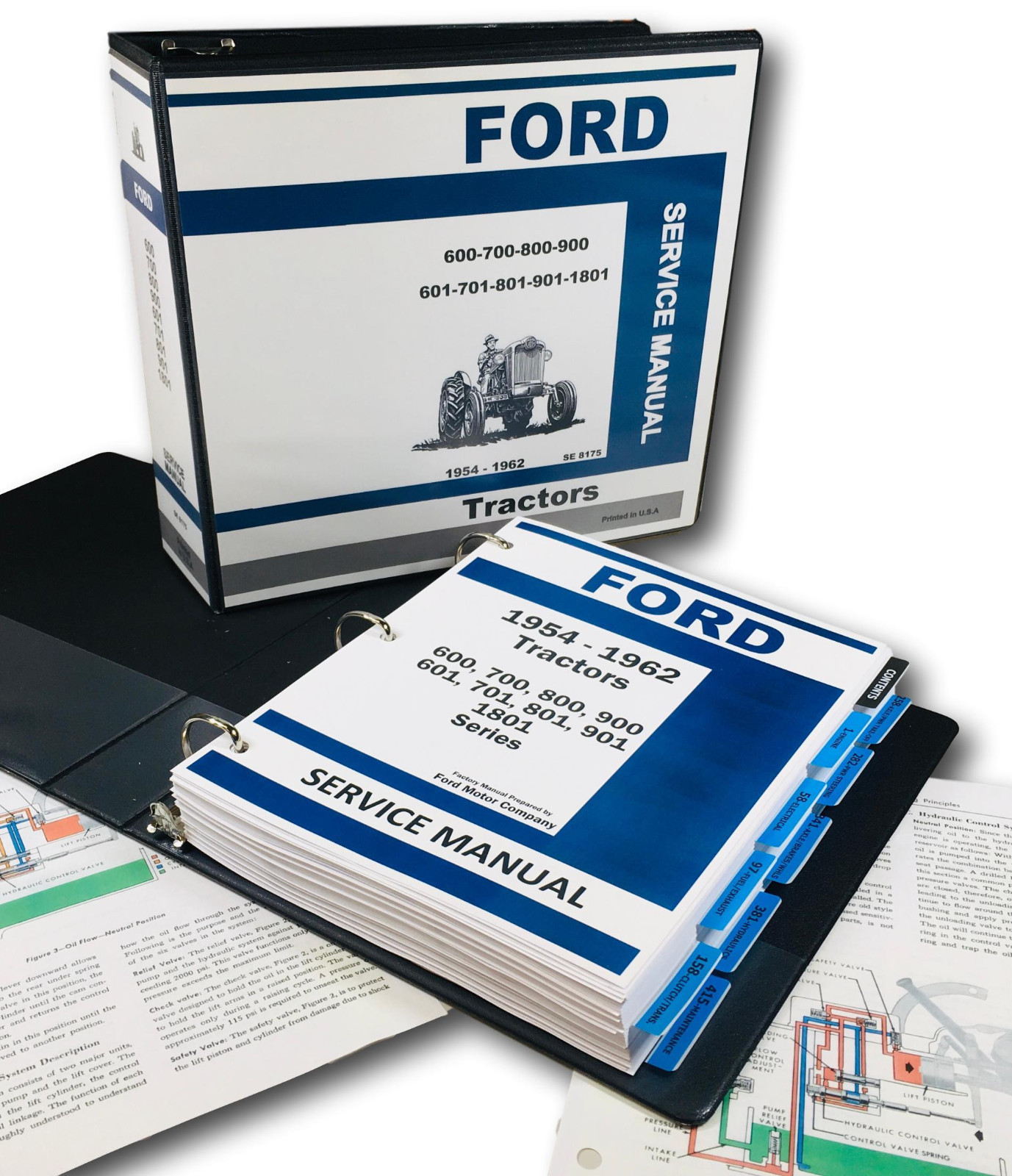 Ford 2000 4000 Early 4Cyl Tractor Service Repair Manual Shop 1962 1963 1964 1965