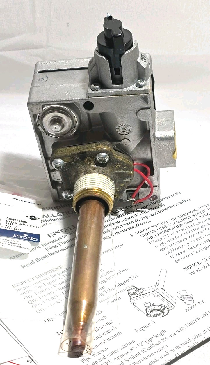 Rheem SP20164 Gas Control Valve (Thermostat) – NG | Rheem Water Heater