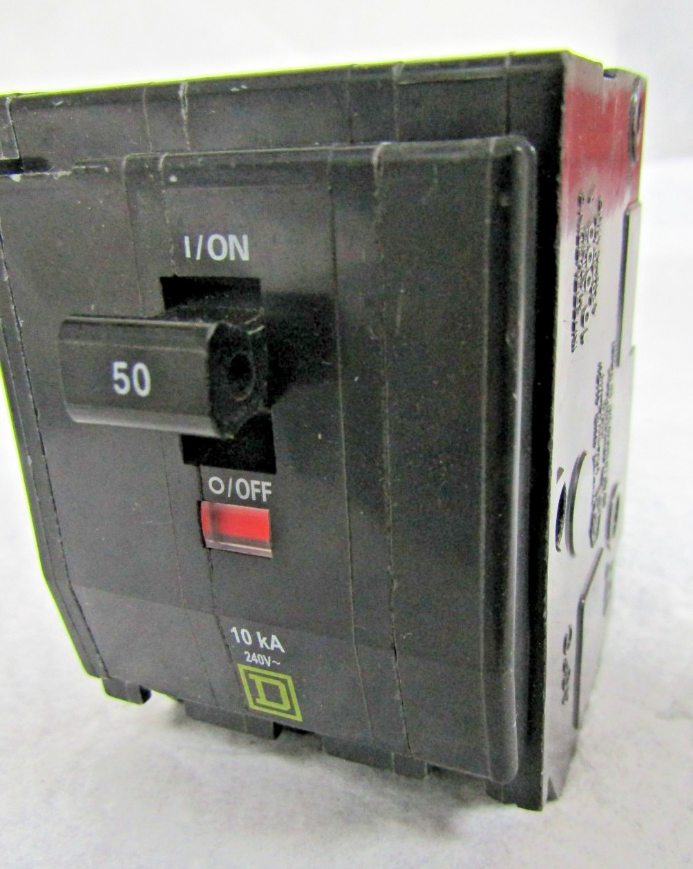 ✌️NEW SQUARE D 50 AMP CIRCUIT BREAKER 240 VAC 3 POLE QO350