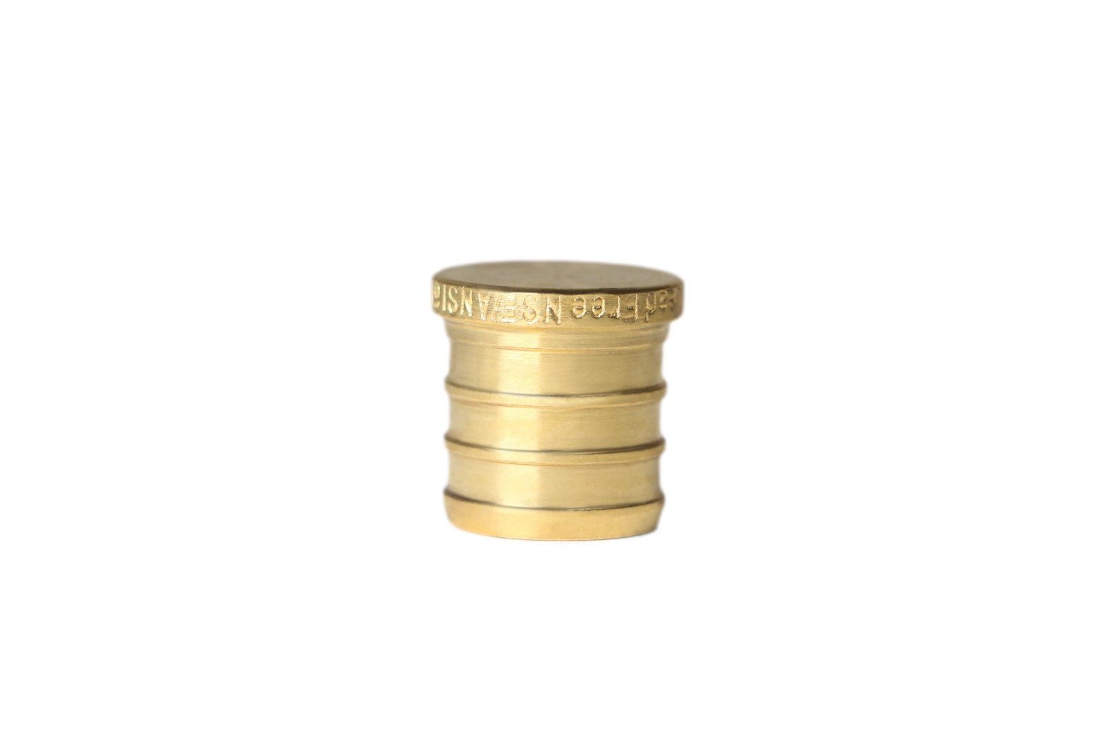 5 PIECES 3/4″ PEX PLUG (END CAP) – BRASS CRIMP FITTINGS (LEAD-FREE)