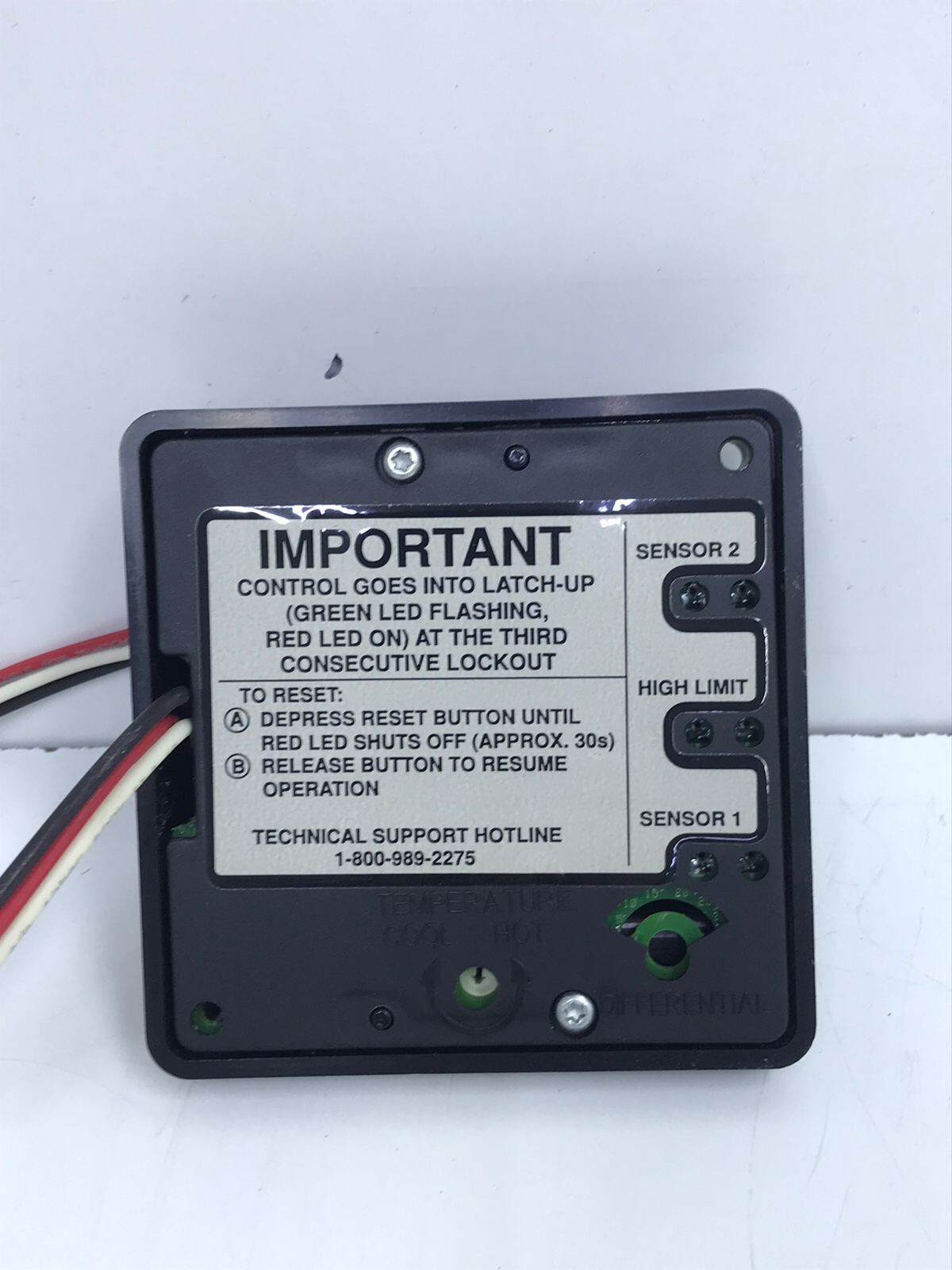 Lot Of 3 Nos X Carlin 90300B1S EZ-Temp Dual Limit Temperature Control, CH#619