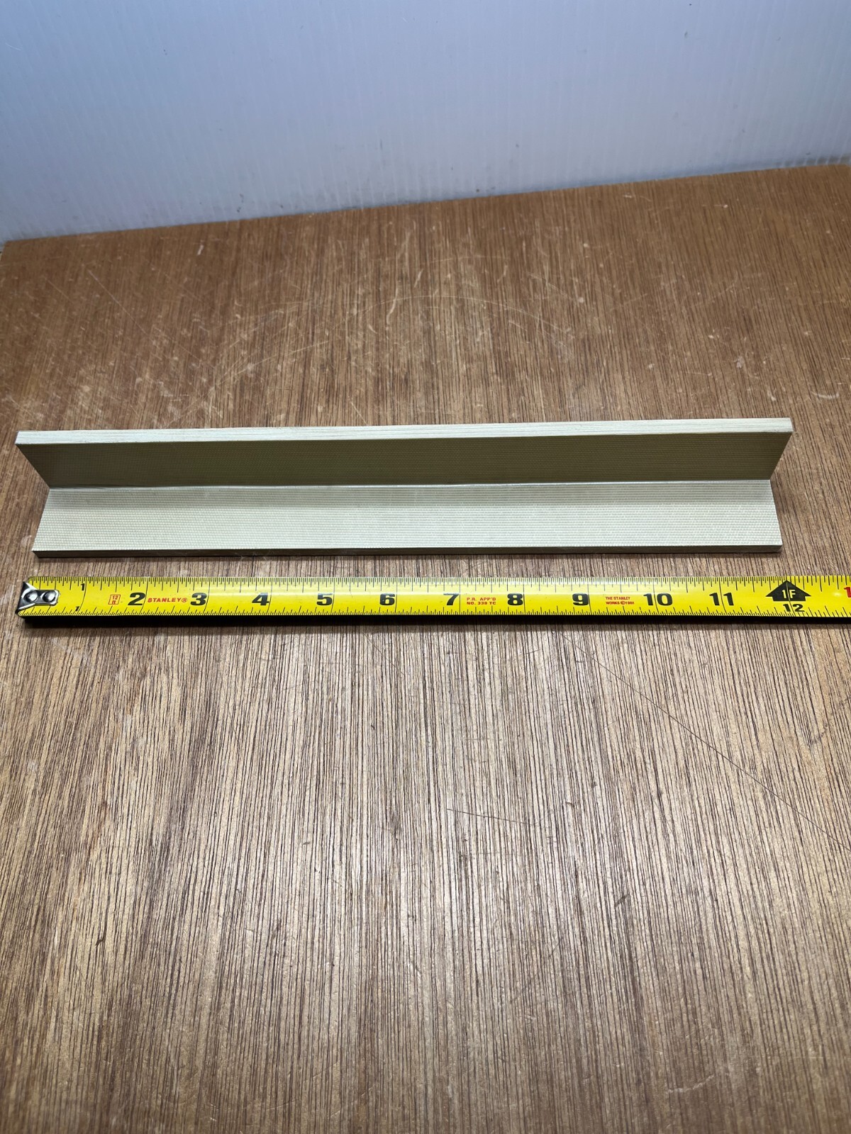1-1/2″ X 12″ Garolite Angle Stock 1/4″ Wall G-10/FR4 Flame Retardant USA