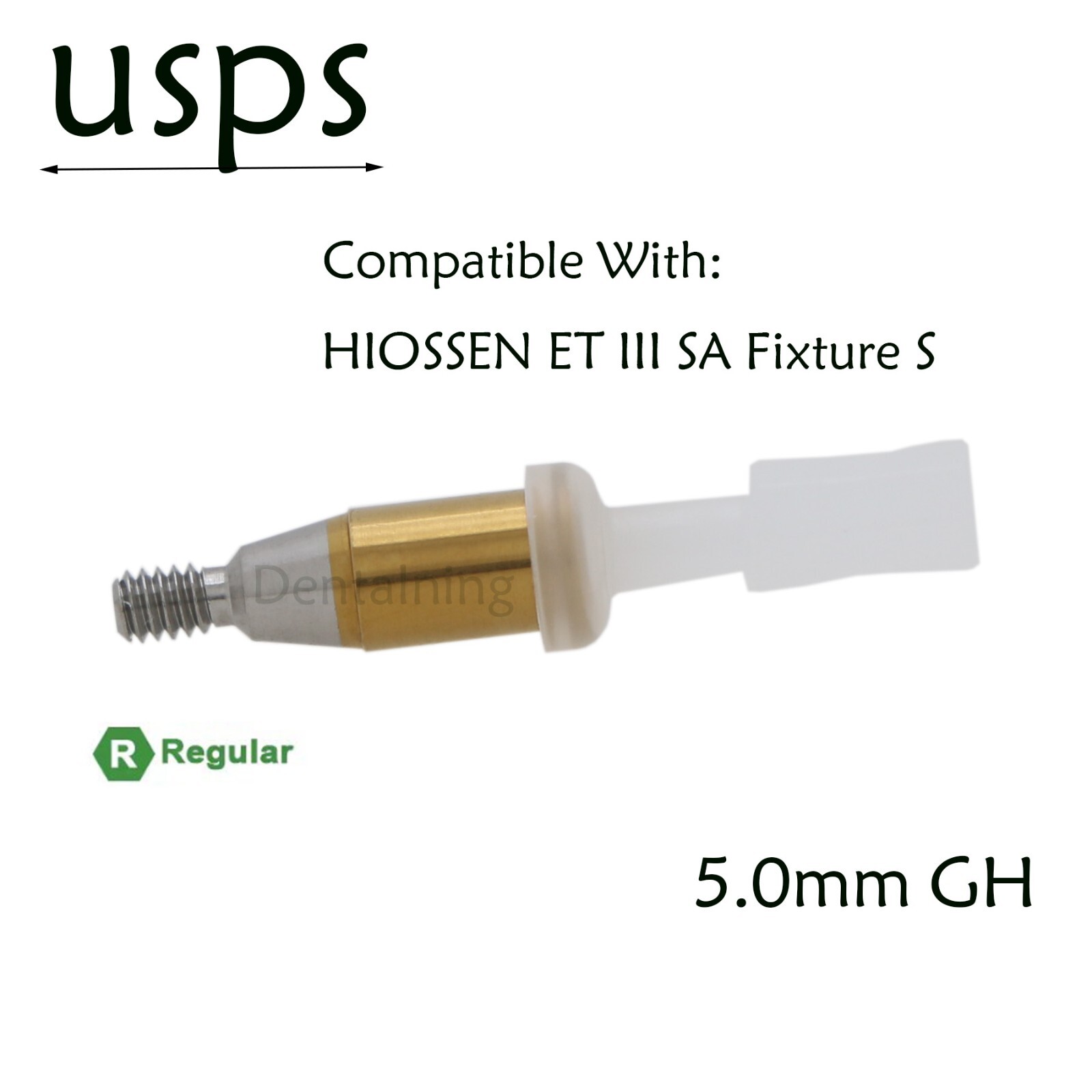 US Hiossen overdenture locator abutment Regular 3.7mm Fits 3/4/5.0mm