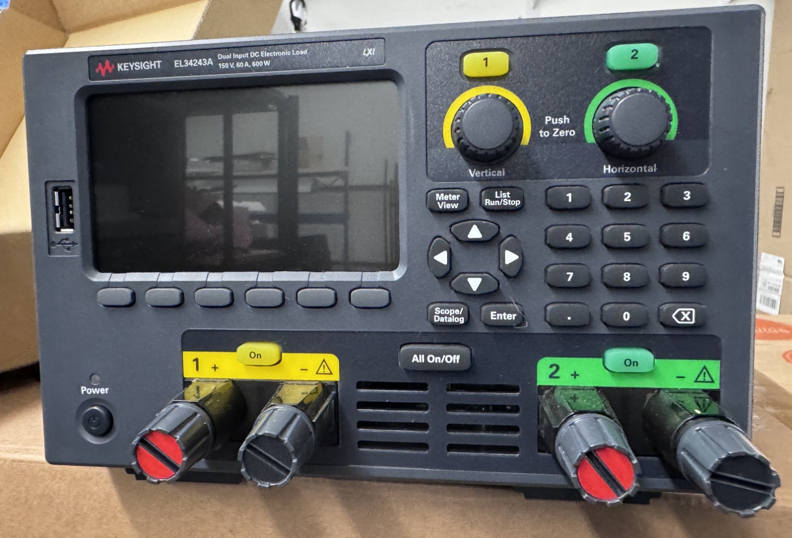 Keysight EL34243A DC Electronic Load 420W Dual Channel – Used Once