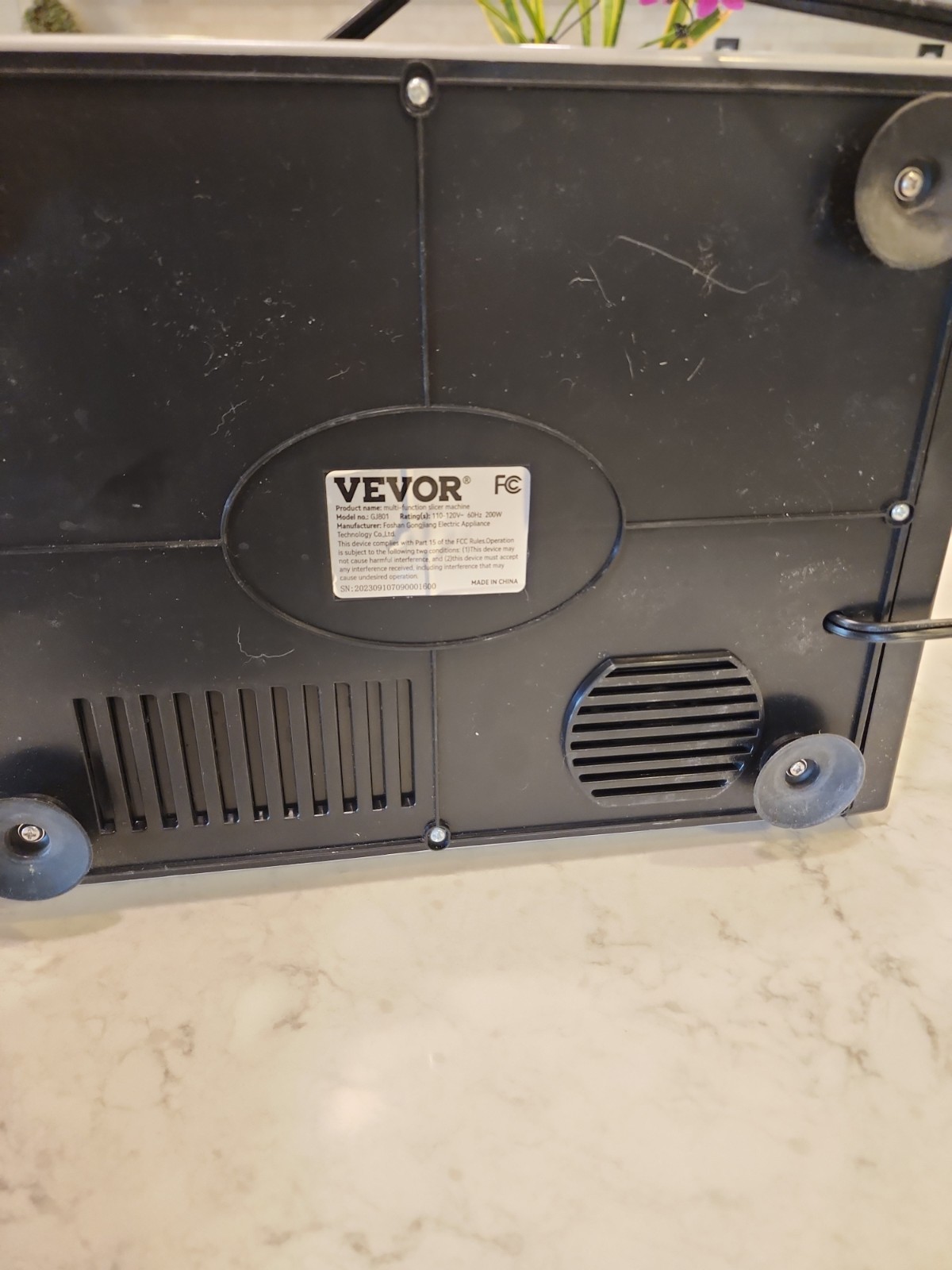VEVOR Meat Slicer Electric Deli Slicer Machine 150W 6.7 in Sharp Blade for Home
