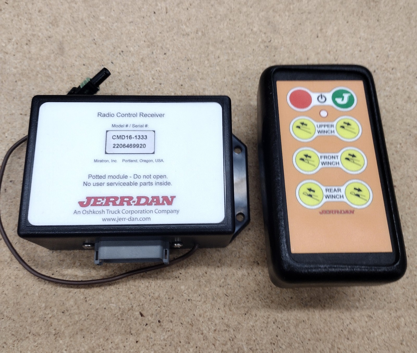 JERR-DAN/Miratron Radio Control Receiver With Matching Remote