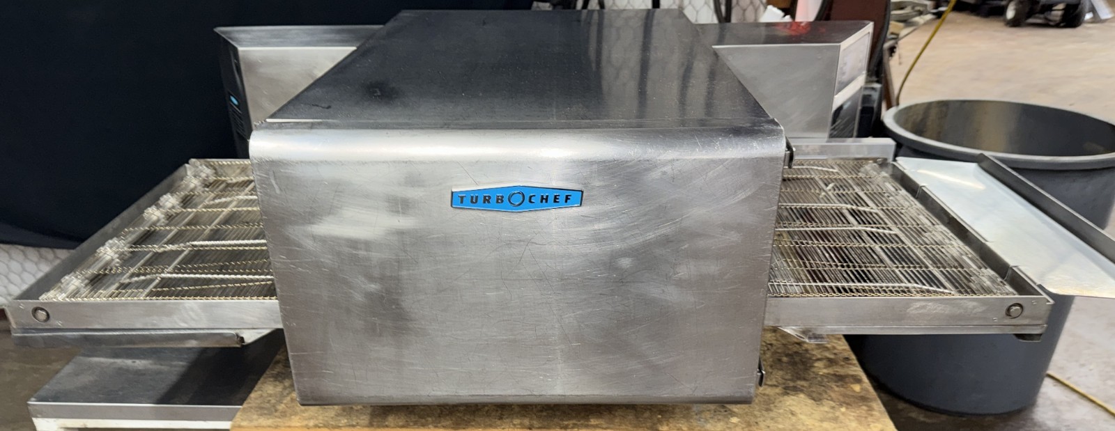 Turbochef HHC2020 High Speed Double Conveyor Pizza Oven Tested and Works
