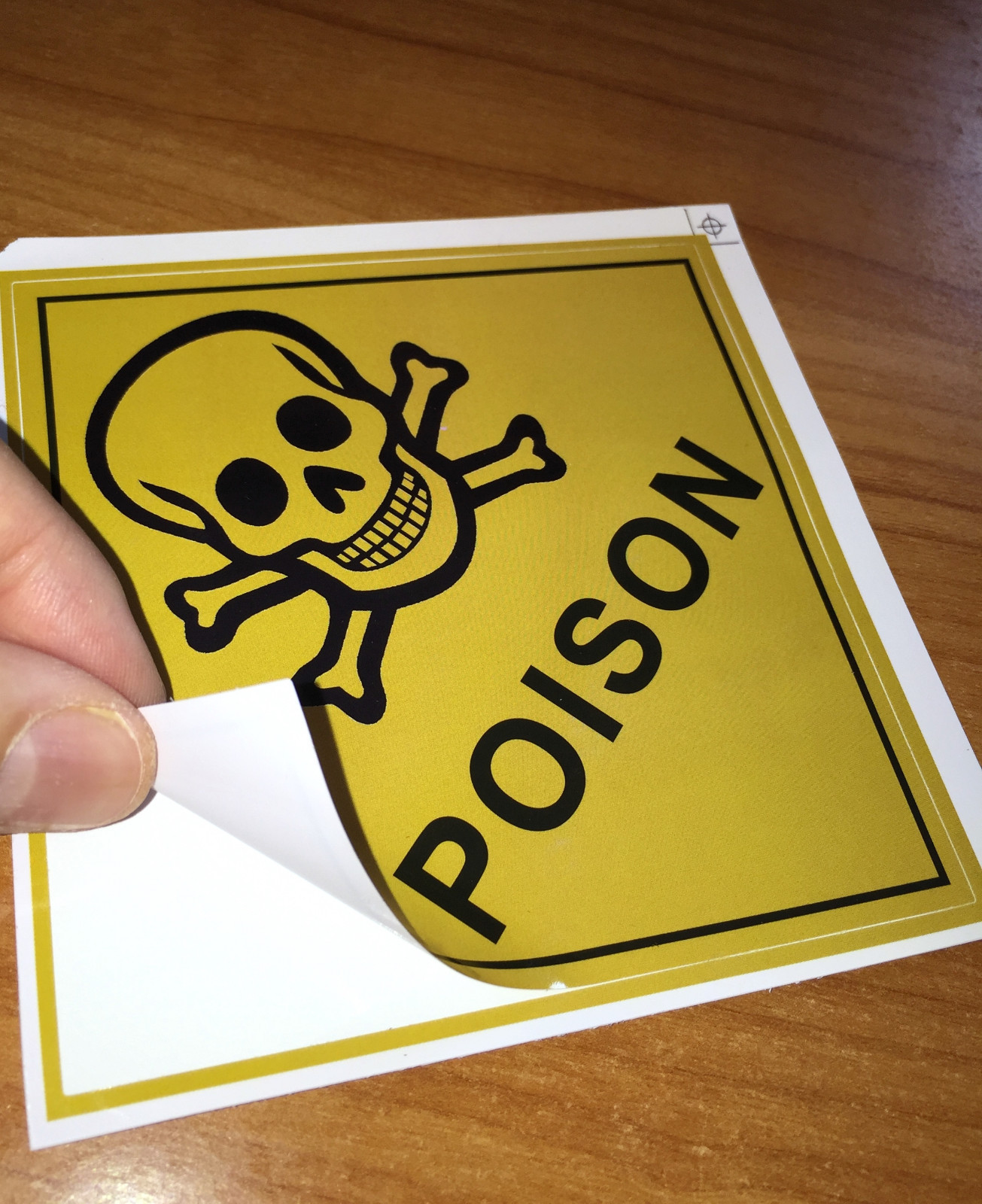 Flammable,Biohazard,Explosive,Radiation,Poison,Non potable Water Warning Label