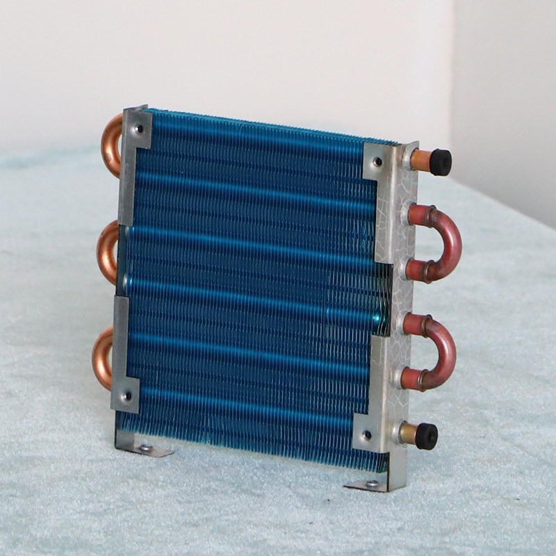 Small Condenser Radiator Aluminum Fin Copper Tube Evaporator for Industrial