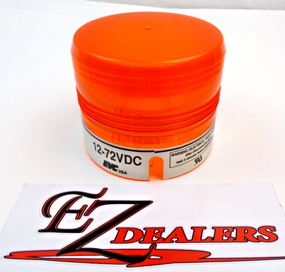 Star 35-911LA Model 911 StarBright Amber Strobe Light 12-72VDC Warning Beacon