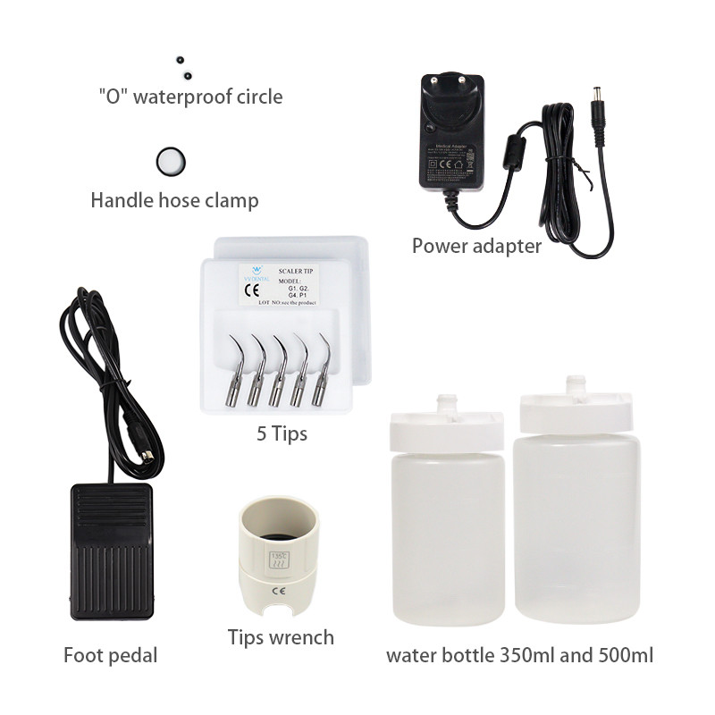 Dental Ultrasonic Piezo Scaler 2 Bottles Fits EMS Woodpecker Cavitron Handpiece