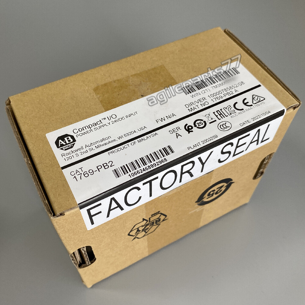 Allen-Bradley 1769-PB2 CompactLogix DC 2A/0.8A Power Supply 1769PB2 New Sealed