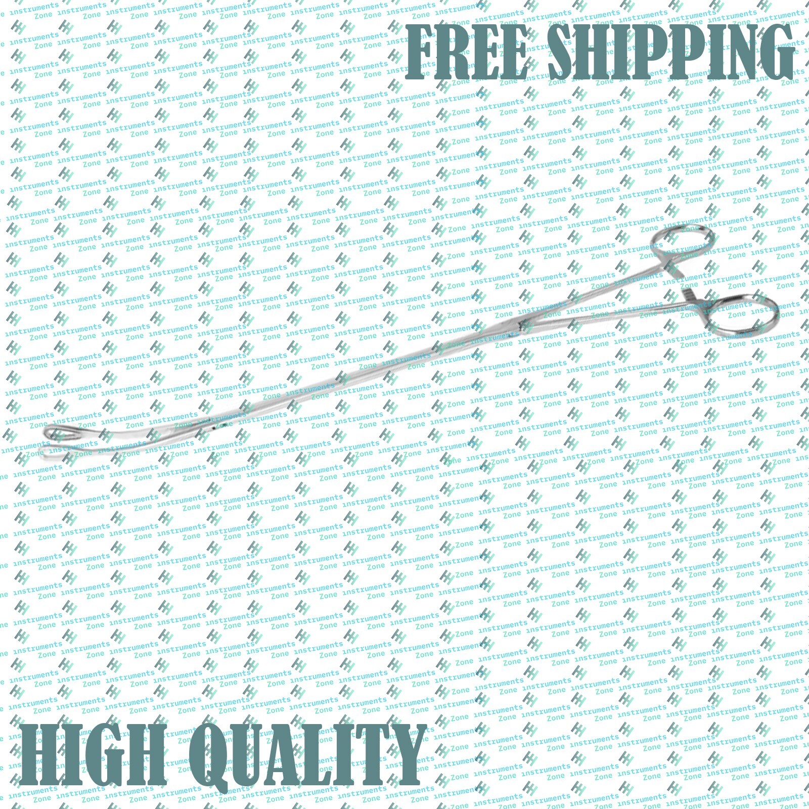MIS Sponge Forceps 360mm x 10mm | Thoracoscopic VATS Cardiovascular Clamp