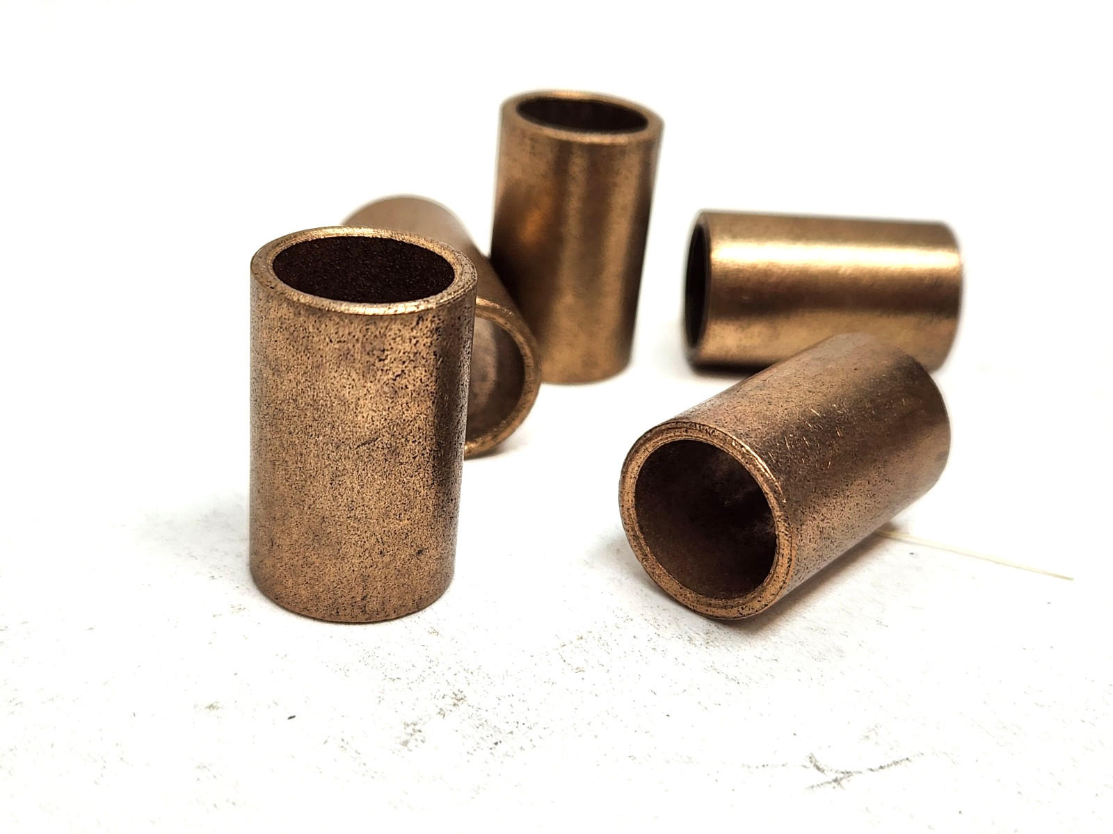 5 pcs – Oilite Sleeve Bushing Bronze Brass Bearing ( 1/2″ ID x 5/8″ OD x 1″ L )