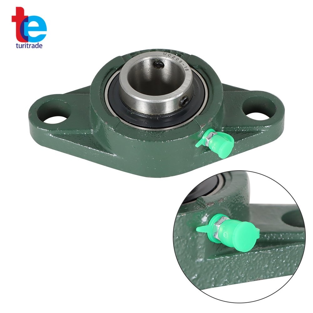 10PCS UCFL205-16 Pillow Block Flange Bearing 1″ Bore 2 Bolt Solid Base New