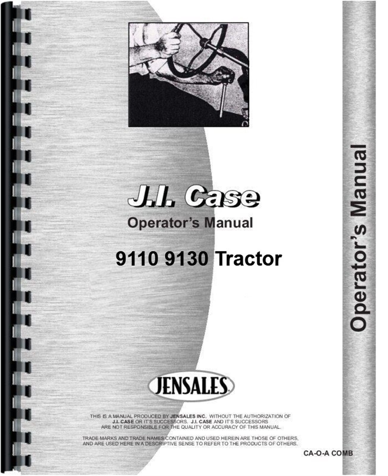 Case 9110 9130 Tractor Owners Operators Manual