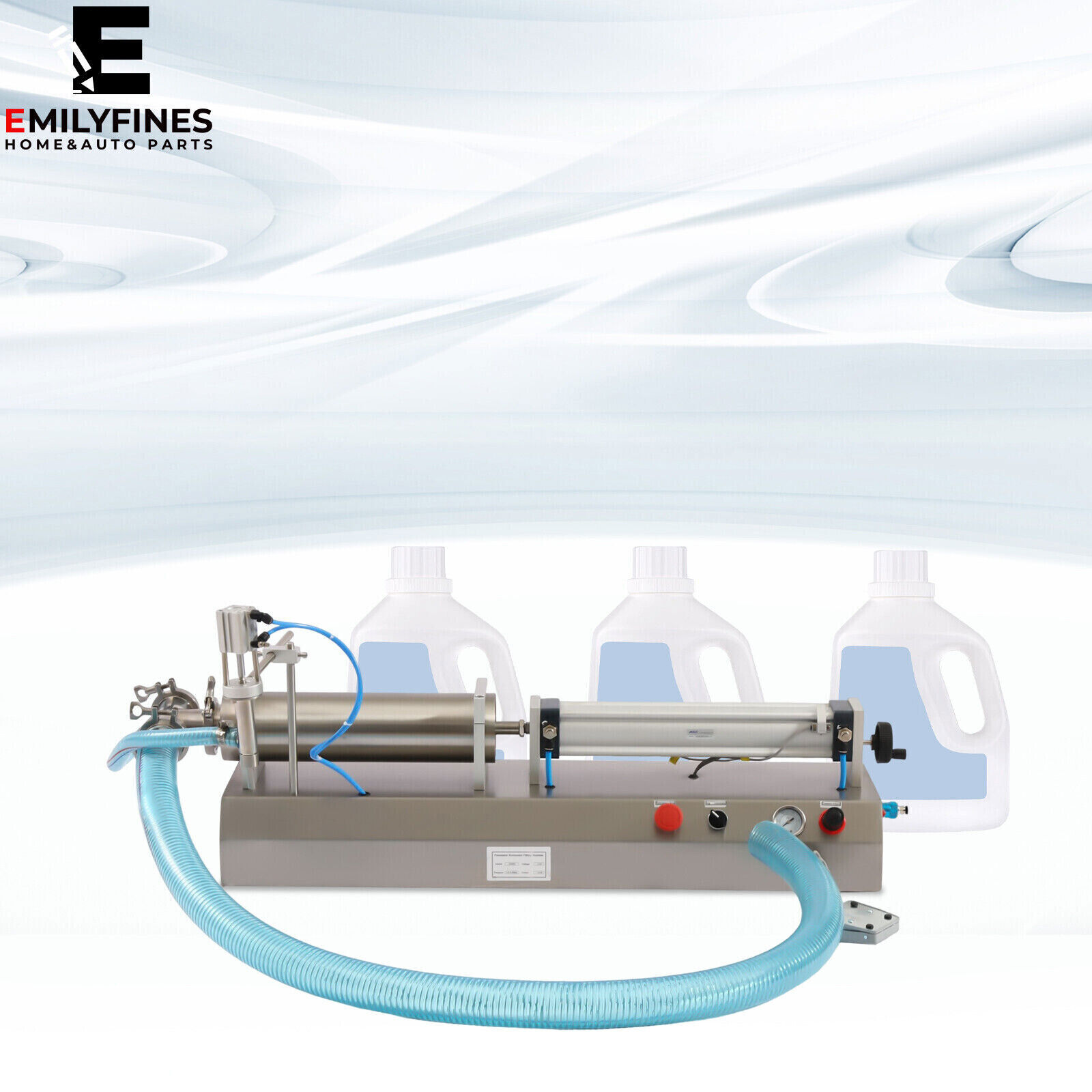 Liquid Filling Machine Pneumatic Piston Filler Single Head Filler 300-2500ml NEW
