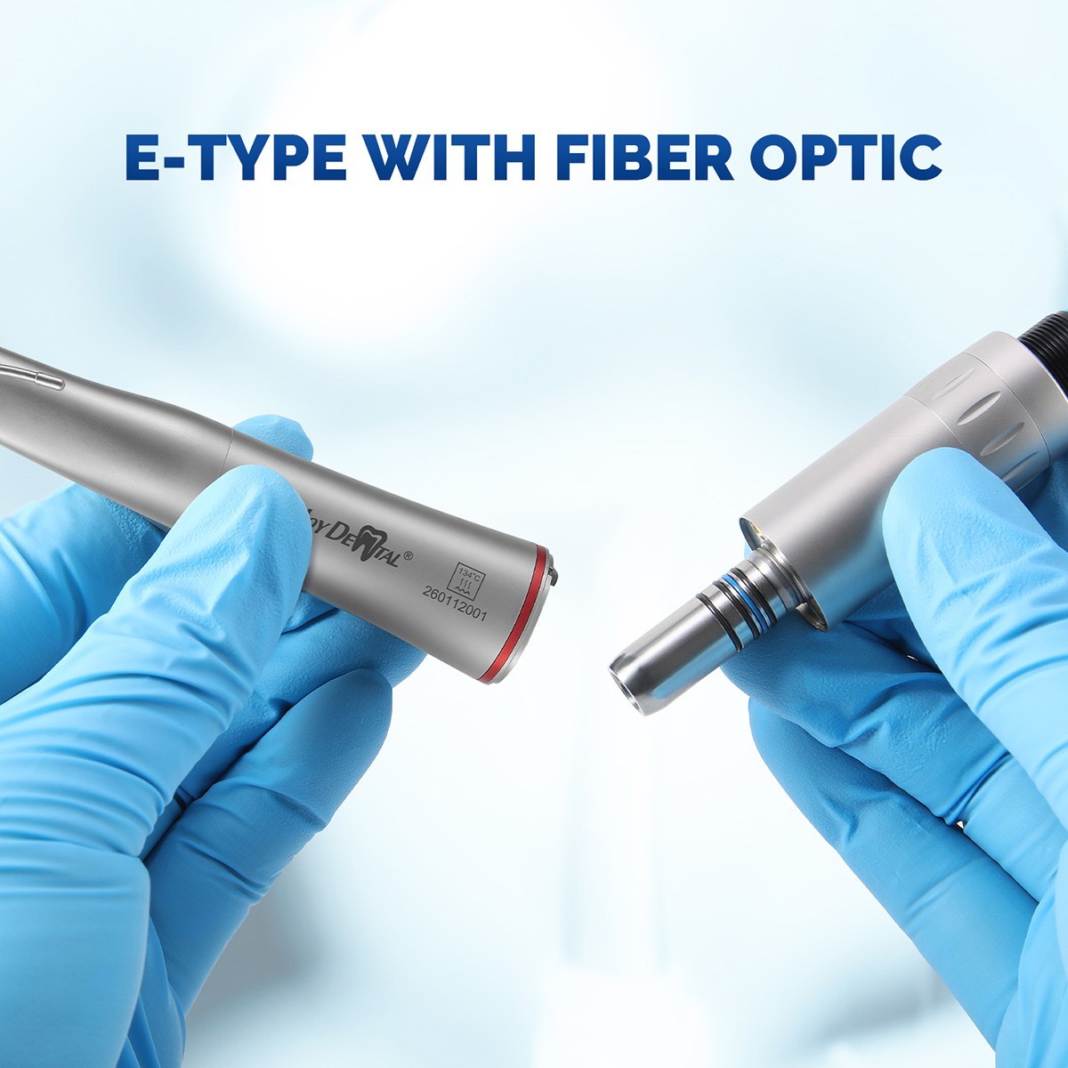 Dental Electric Handpiece 1:4.2 LED Contra Angle 45° Surgical External Spray