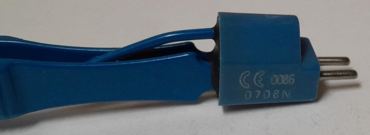 CODMAN 80-2986 MALIS TITANIUM BAYONET BIPOLAR IRRIGATING FORCEPS 0708N ! BA K