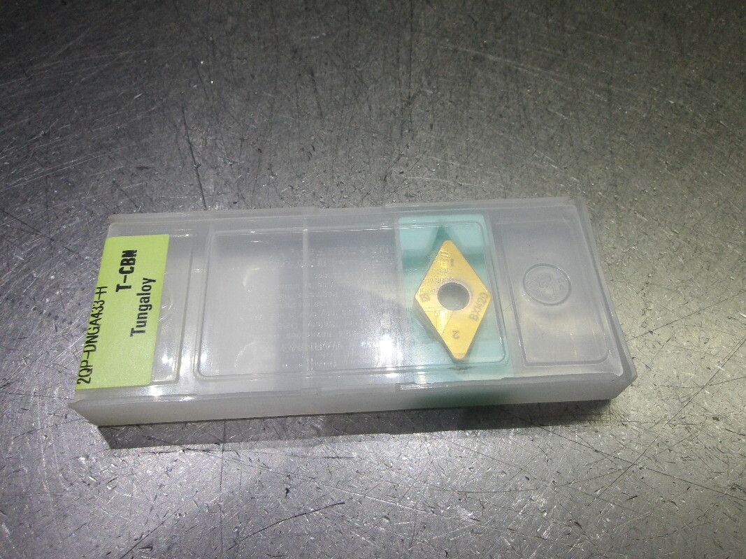 Tungaloy H-CBN Tipped Carbide Insert QTY1 2QP-DNGA150412-H BXM20 (LOC3315)