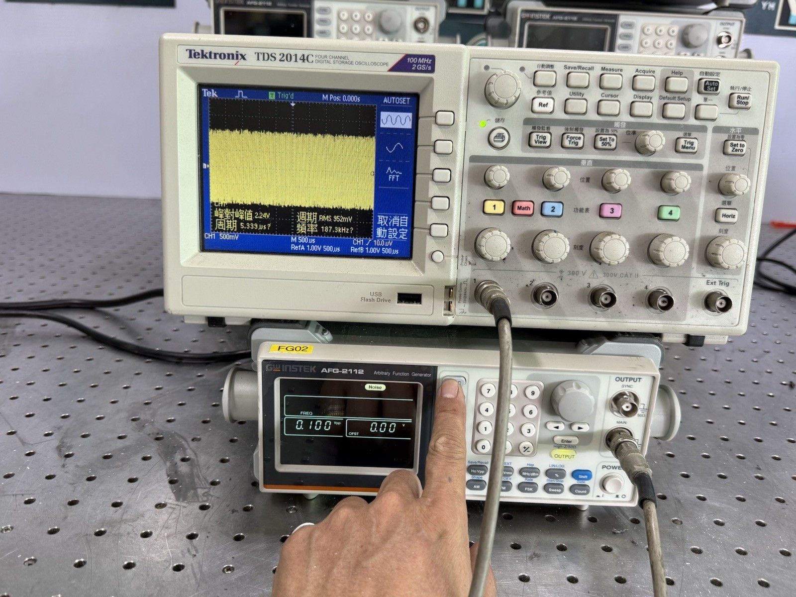 GW Instek AFG-2112 Arbitrary Function Generator Tested Output AS-IS