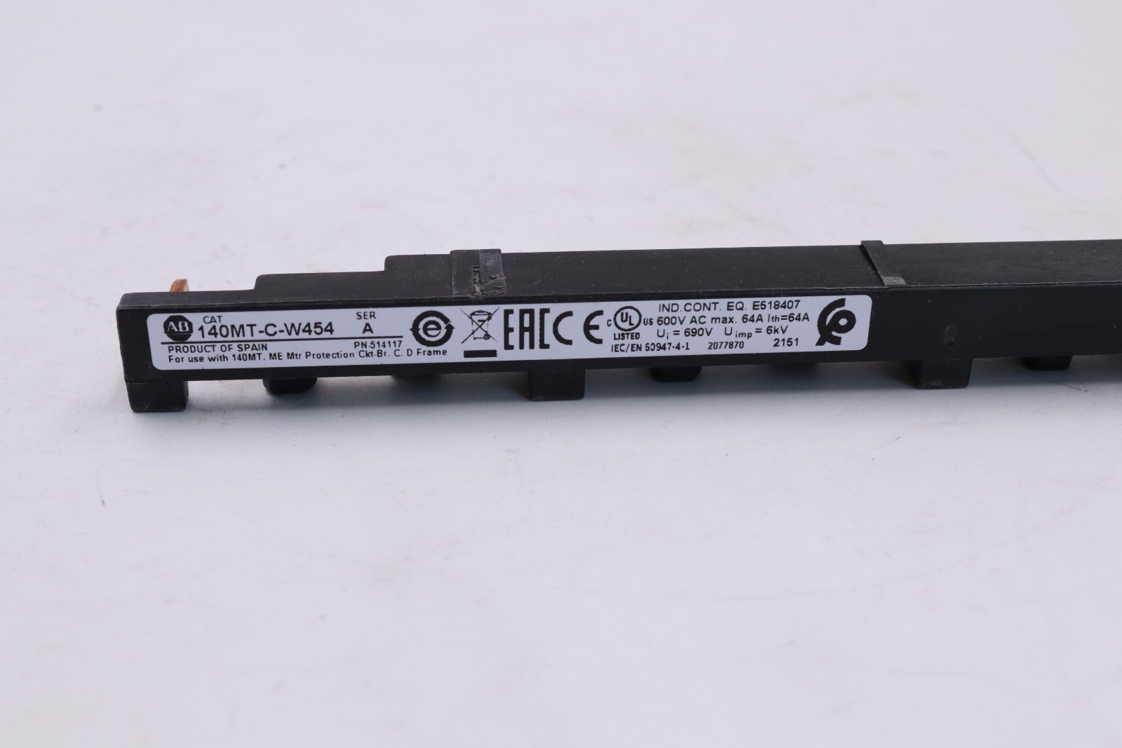 Allen-Bradley 140MT-C-W454 PRODUCT OF SPAIN