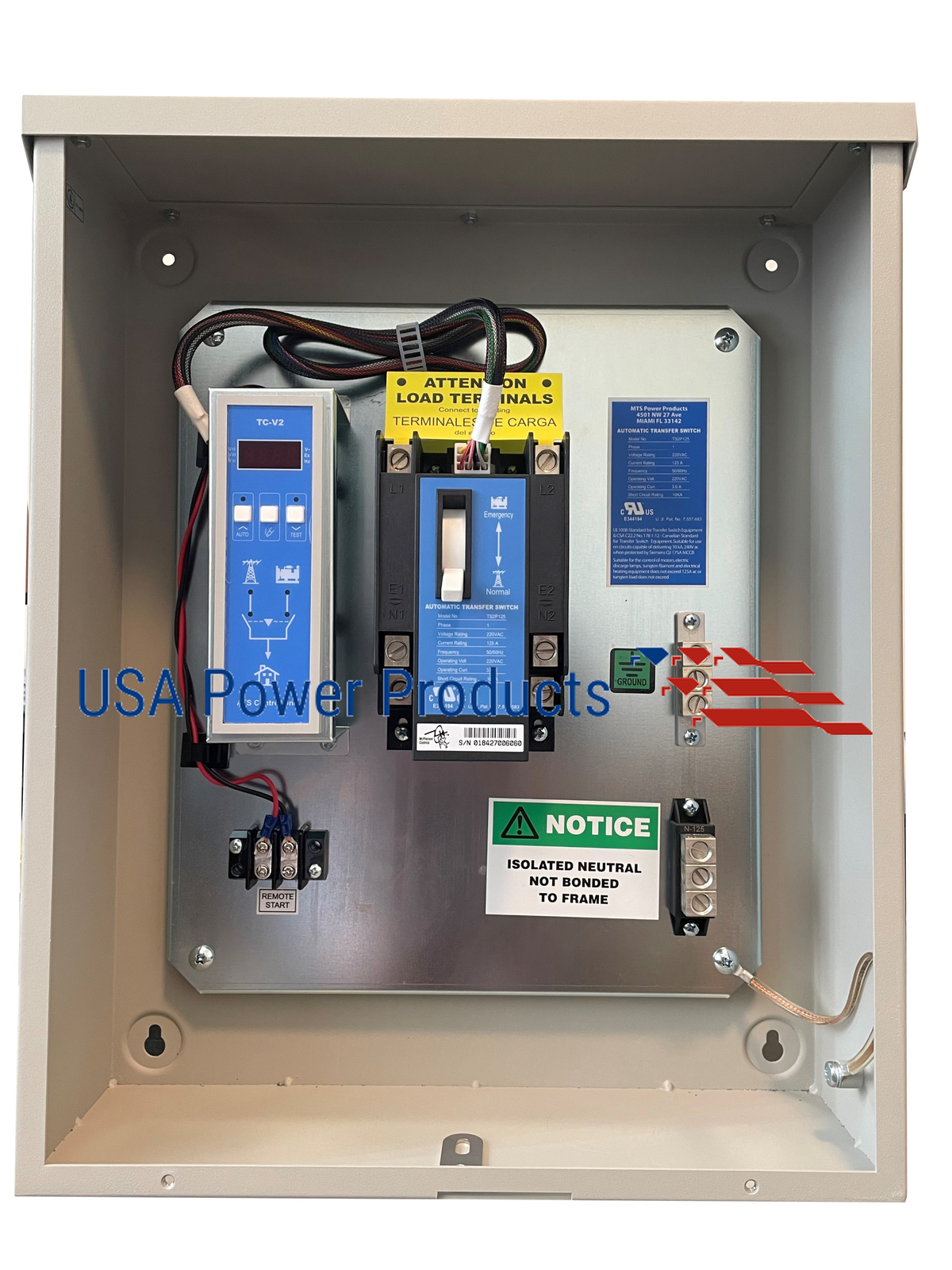 ATS2PC0125-22 McPherson Automatic Transfer Switch New & Original