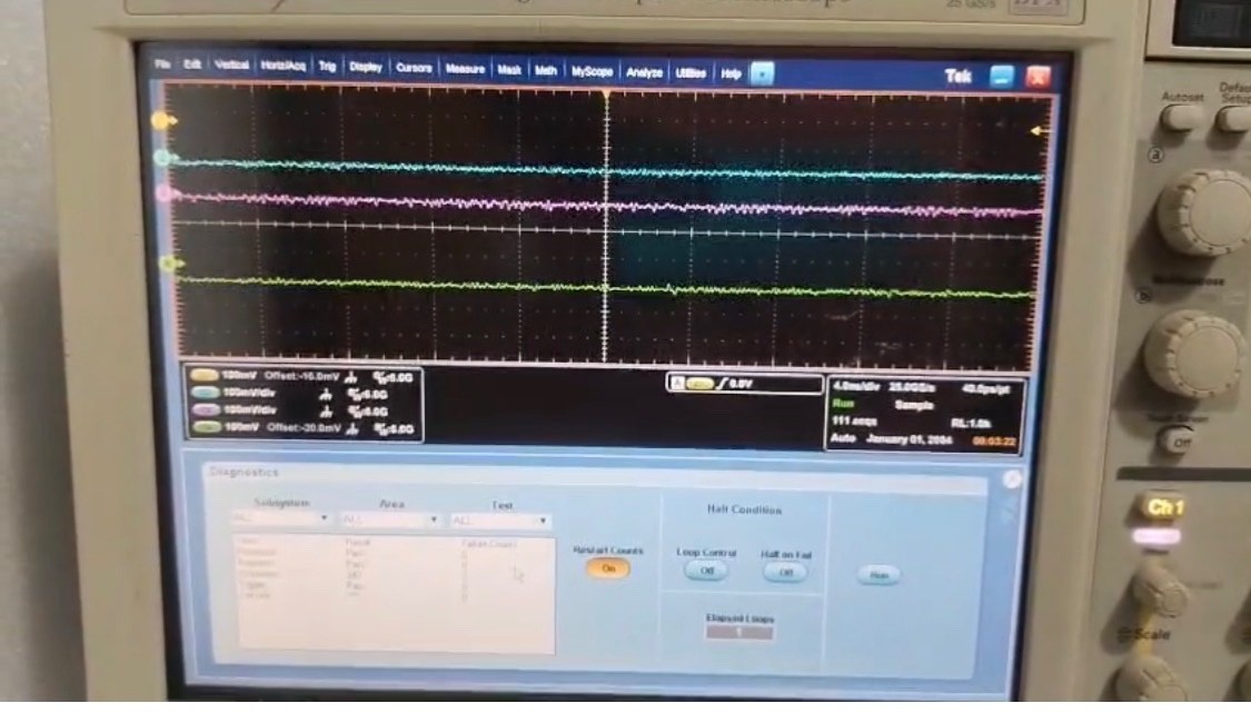 TEKTRONIX DPO 70604 OSCILLOSCOPE – 6GHZ