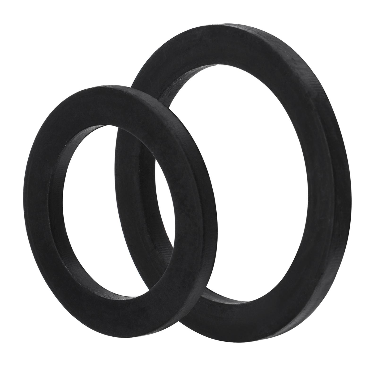 Rubber Flat Washers 35mm 40mm OD 24mm 30mm ID 3mm Thick Black 20in1 Set