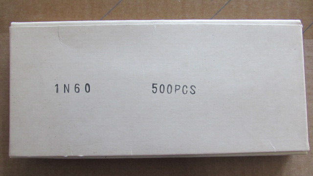 1N60 Genuine Hitachi Japan Germanium Glass Diodes HI-Quality Vintage 6pc NOS USA
