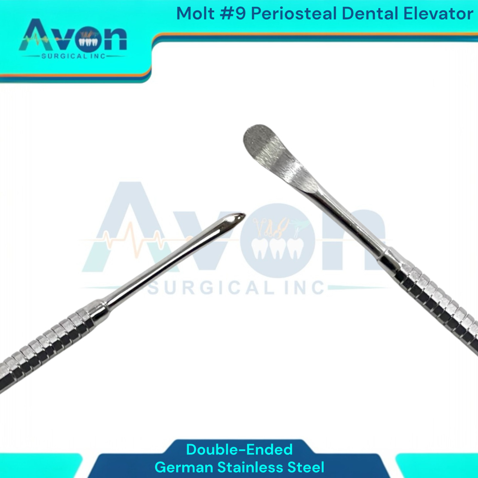 German GRADE MOLT PERIOSTEAL M9 DENTAL SURGERY EXTRACTING EXTRACTION ELEVATOR