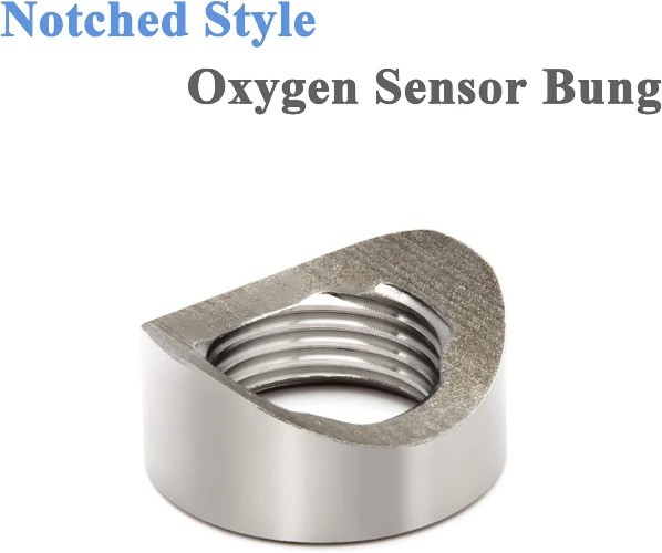 Sensor Bung, Stainless Steel Oxygen Sensor Mounting Bungs and Plugs, M18 X 1.5 T
