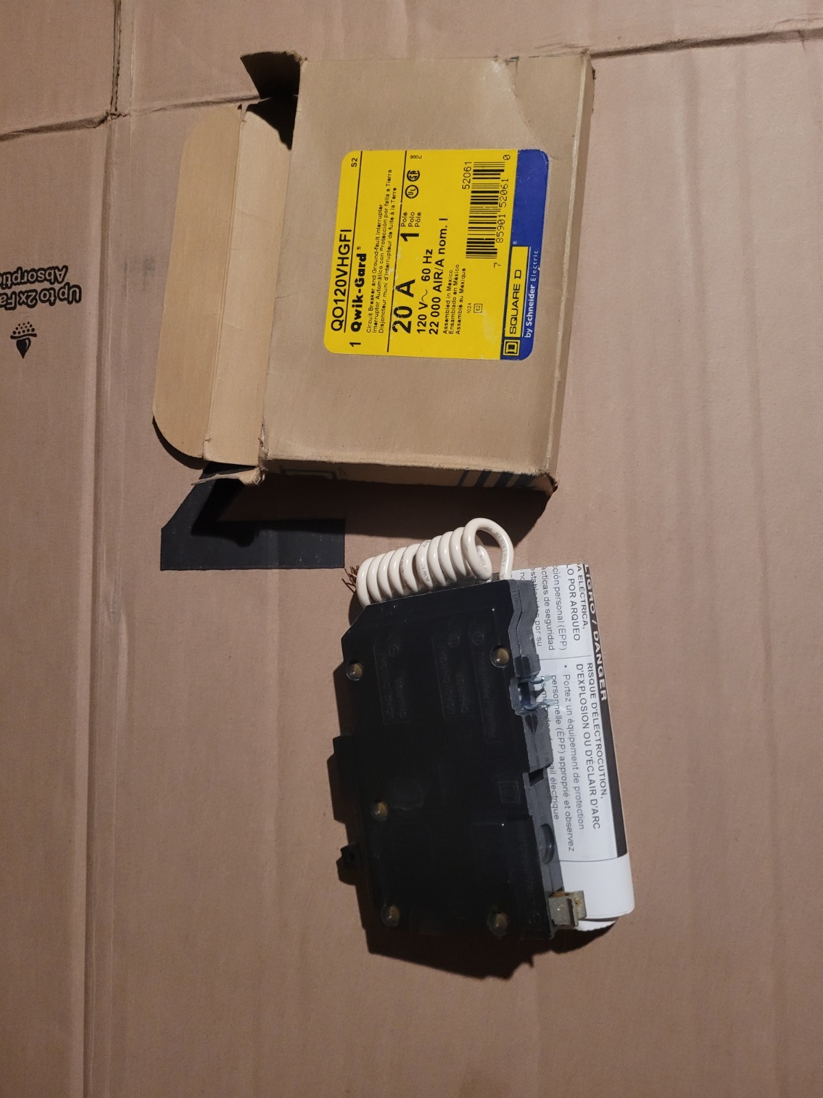 Square D QO120VHGFI Circuit Breaker