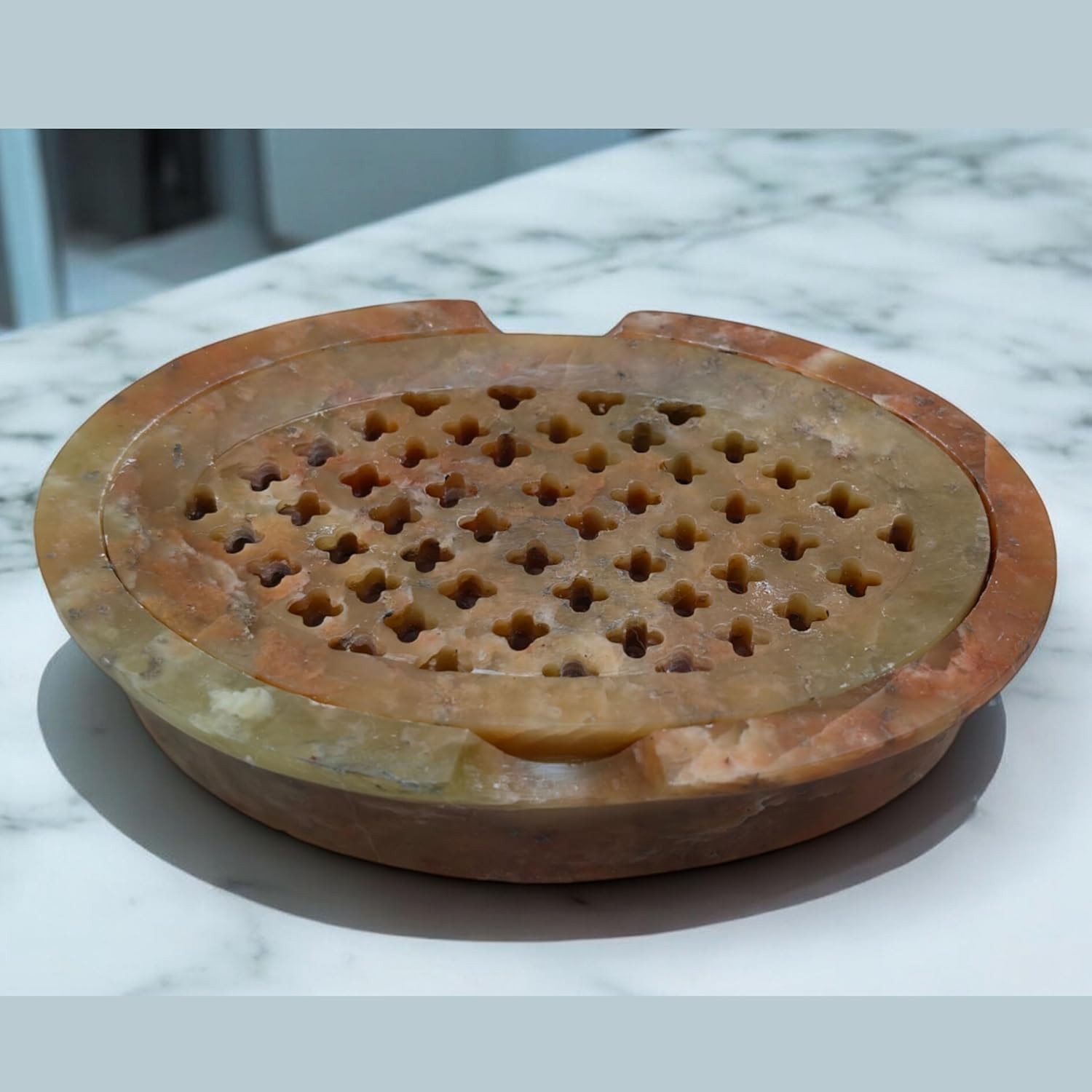 Soapstone Hand Carved Soap Dish Polished and Shiny – Marble Dish Holder