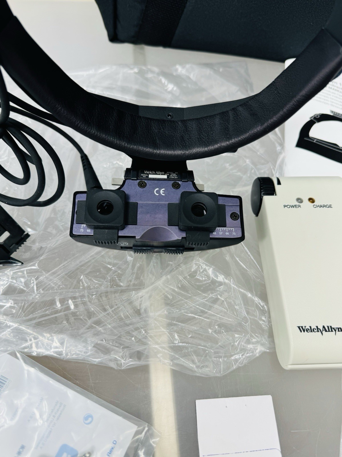 Welch Allyn Indirect 12500 Binocular Ophthalmoscope BIO w/ Carrying Case